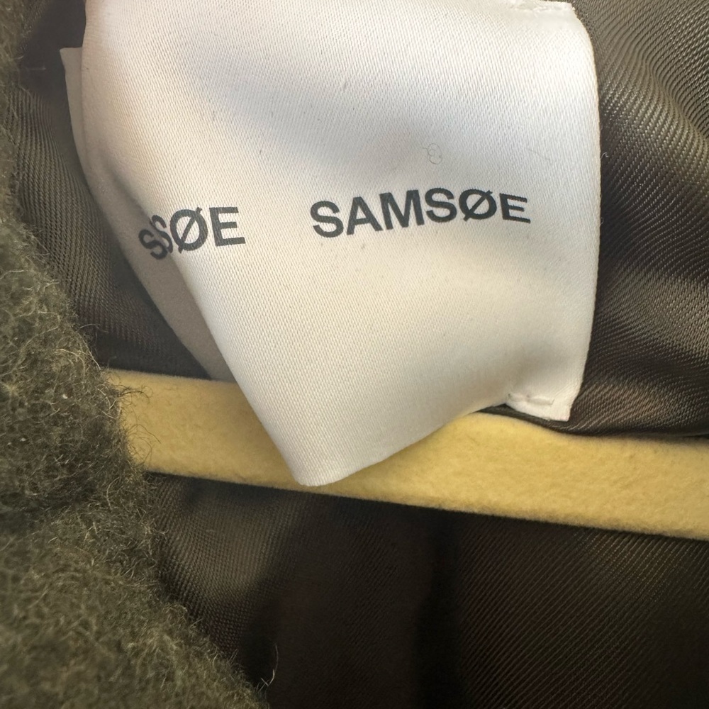 Samsoe Olive Green Wool Jacket - Picture 3 of 3